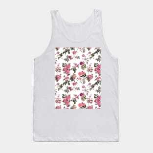 Vintage Pink Roses Tank Top